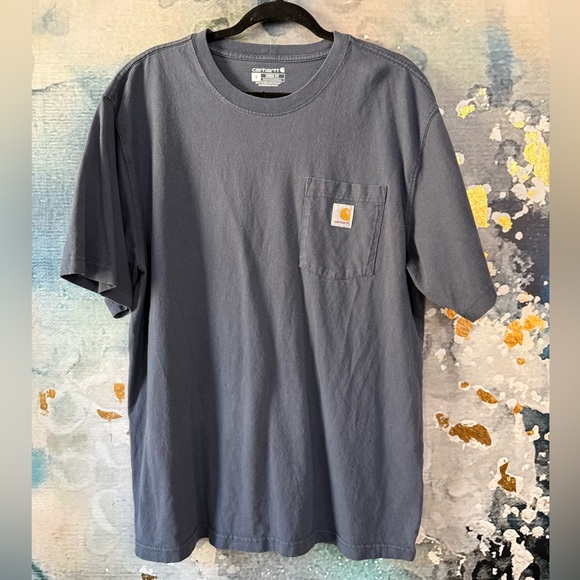 Carhartt | Loose Fit Greyish Blue T Shirt - Picture 3 of 6
